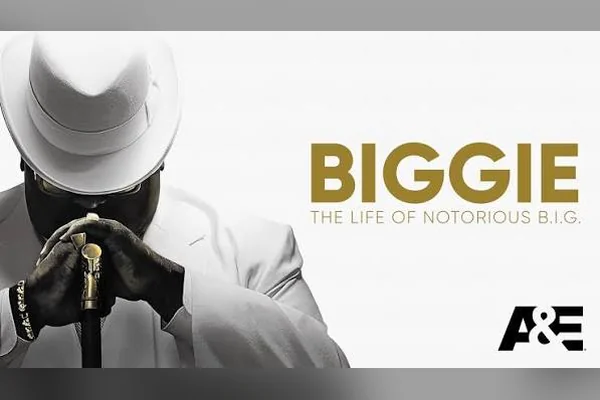 A&E Biggie The Life Of Notorious B.I.G. logo