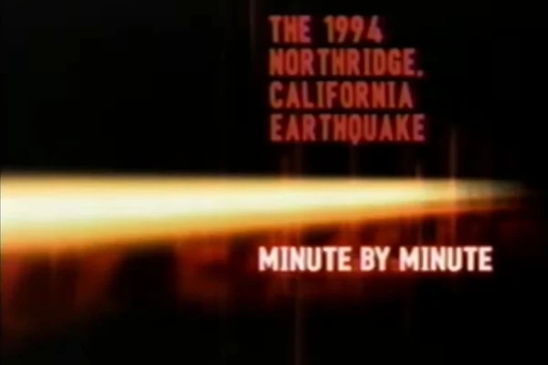 A&E Minute by Minute - The Northridge Earthquake logo